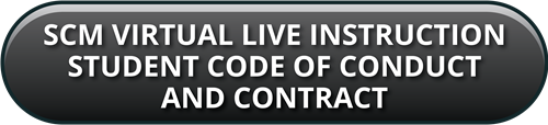 scm virtual live instruction student code of conduct and contract button 